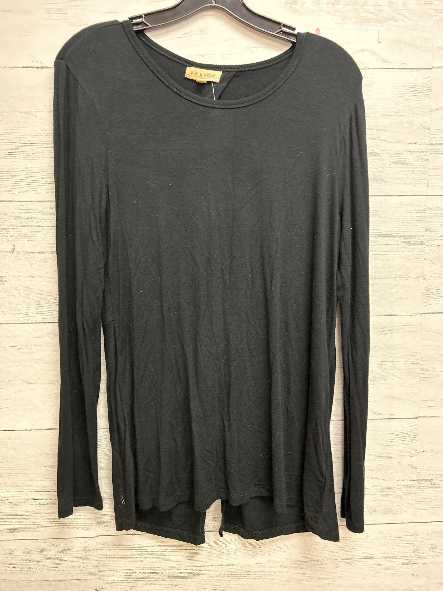 Size L Black Swan Black Shirt