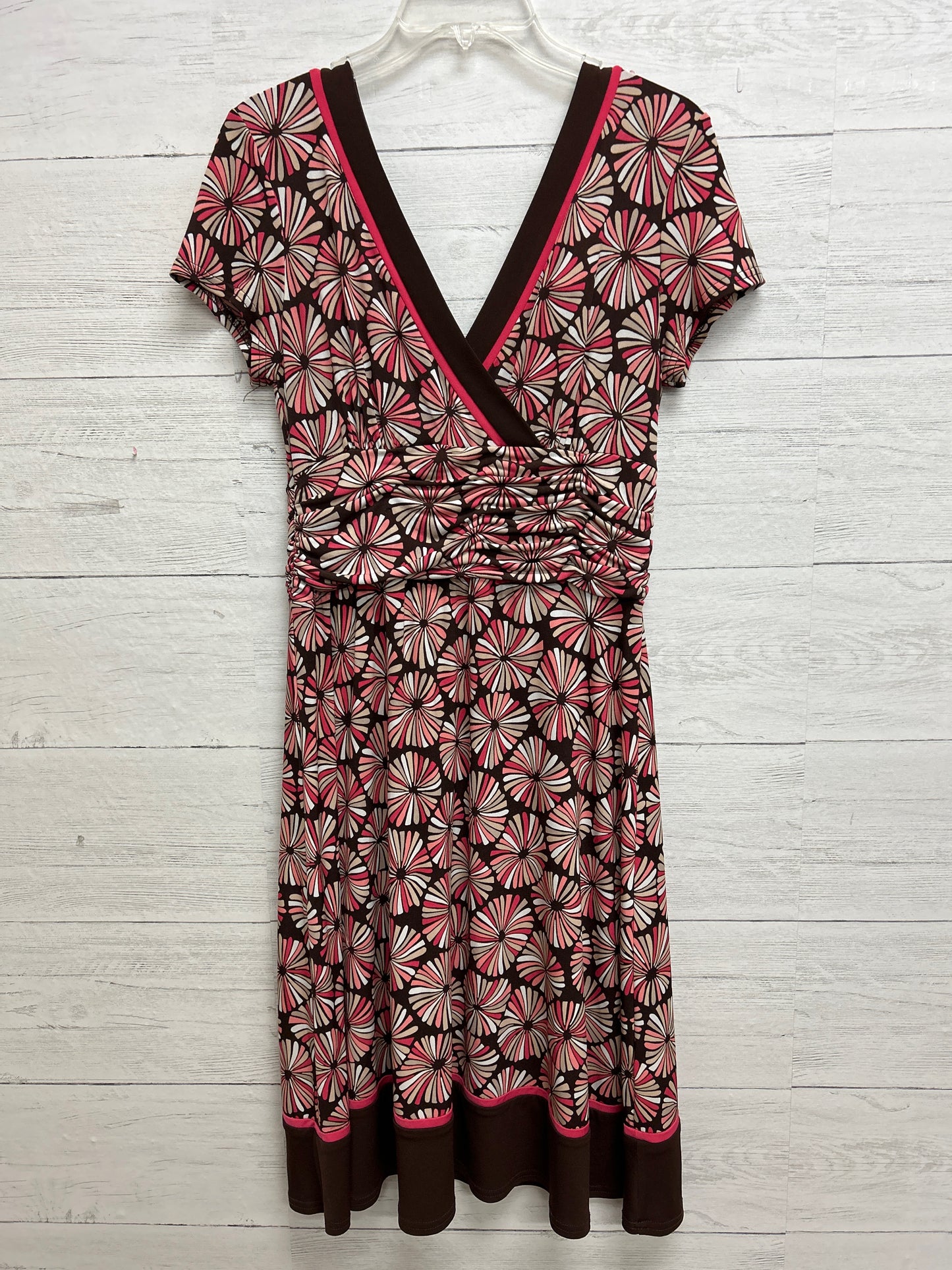 Size 10 Studio 1 Brown/Pink Dress