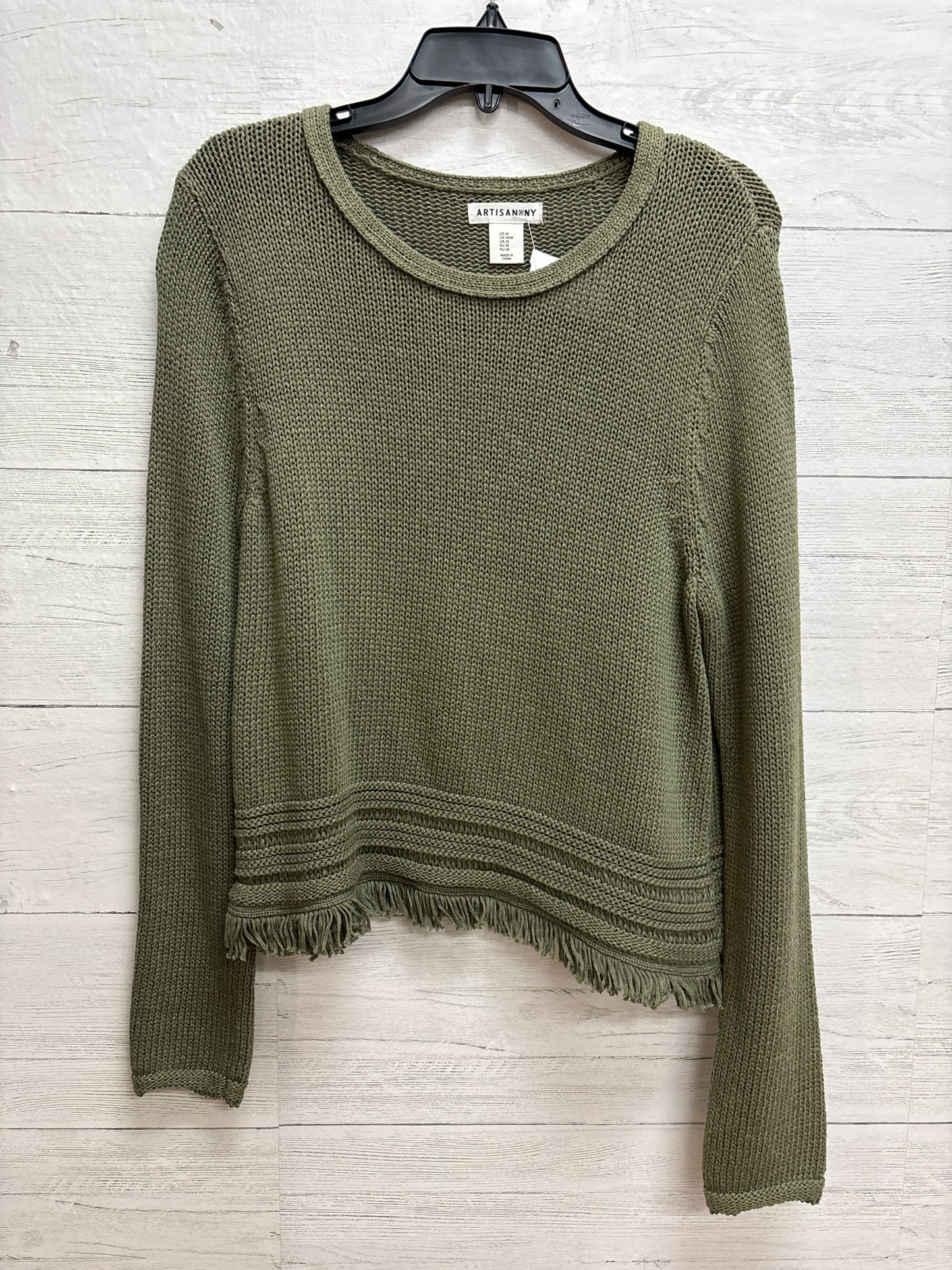 Size M artisan ny Green Womens Sweater