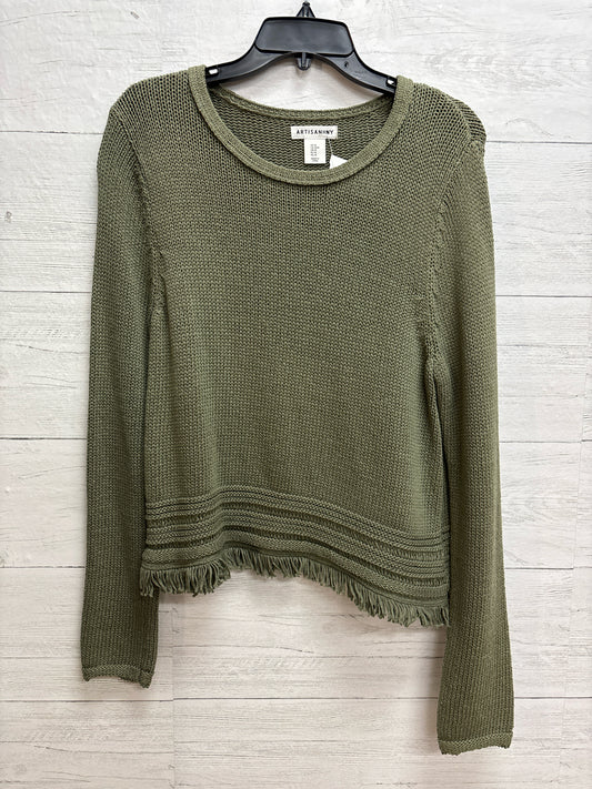 Size M artisan ny Green Womens Sweater
