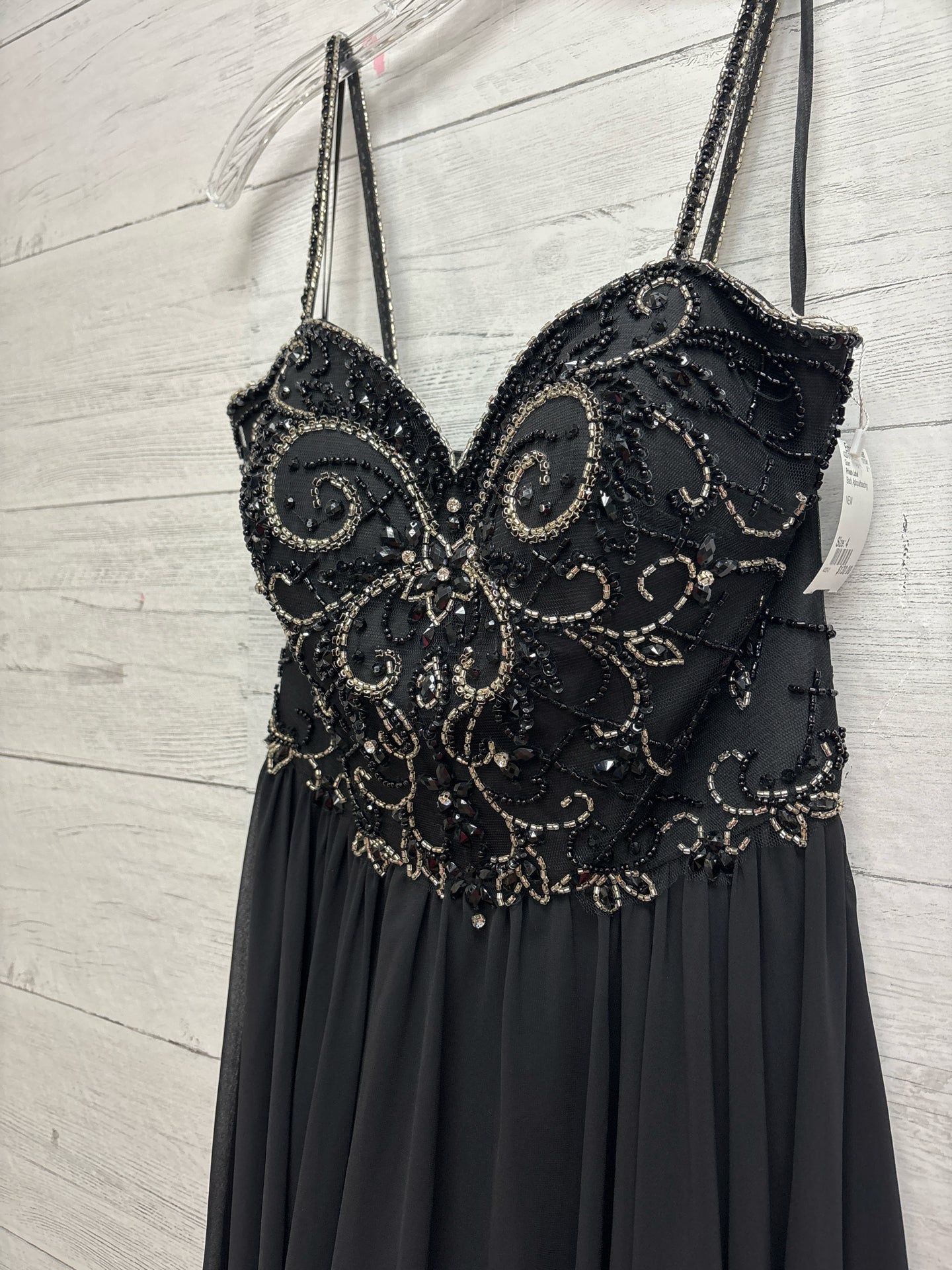 Size 4 Private Label Black Gown