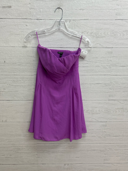 Size 2 Express Purple Gown