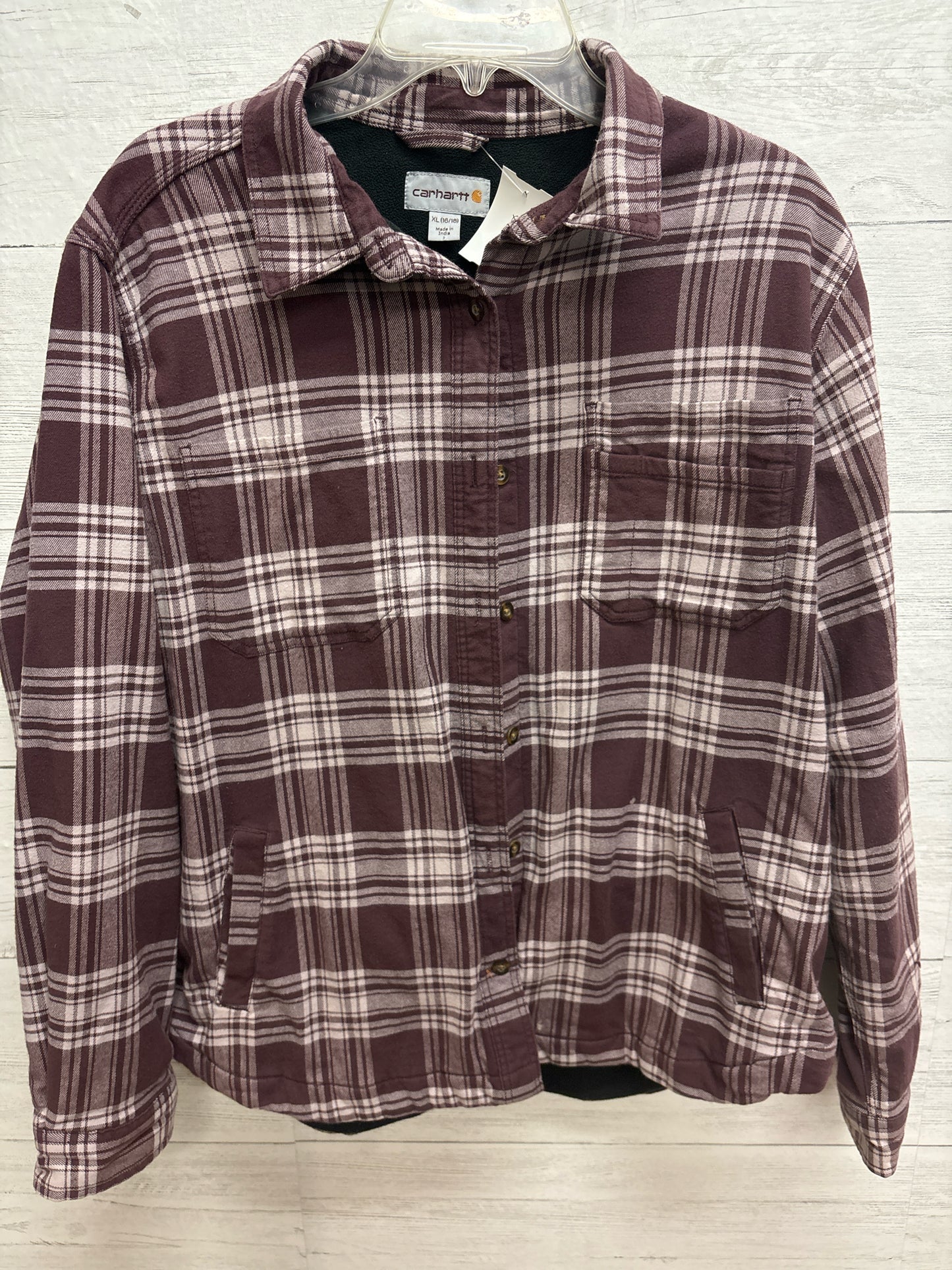 Size XL Carhartt Brown/purple Mens Jacket