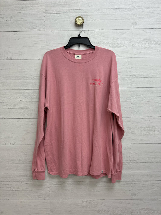 Size XL Simply Southern Pink Shirt