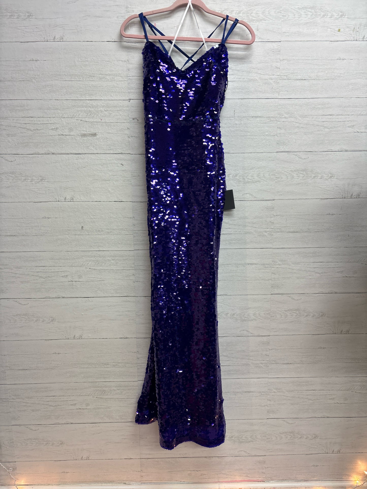 Size M Lulus Navy Gown/Evening Wear