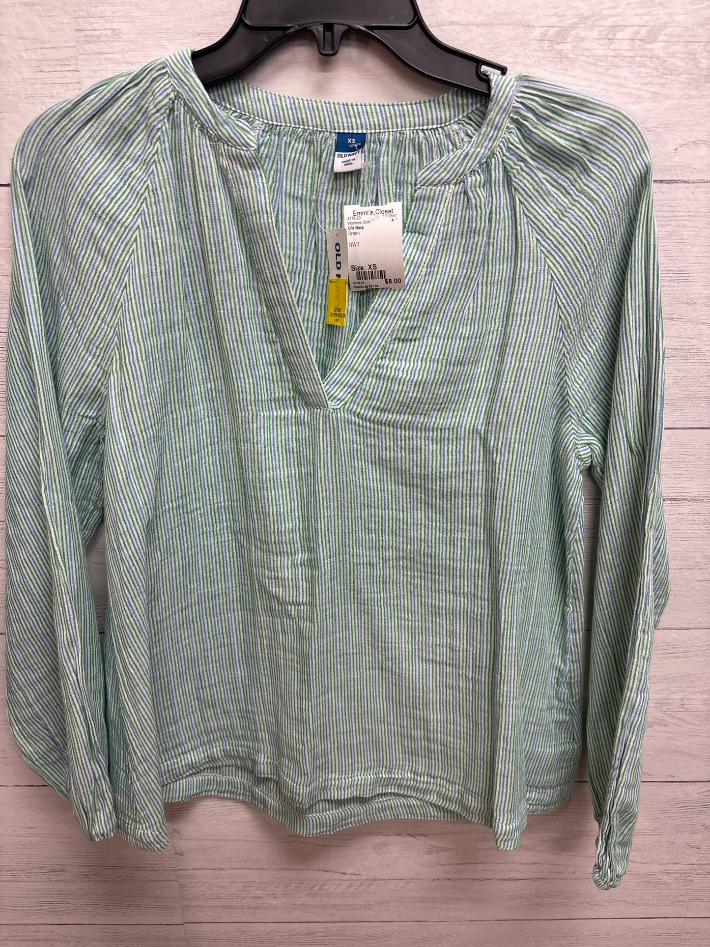 Size XS Old Navy Green Womens Shirt