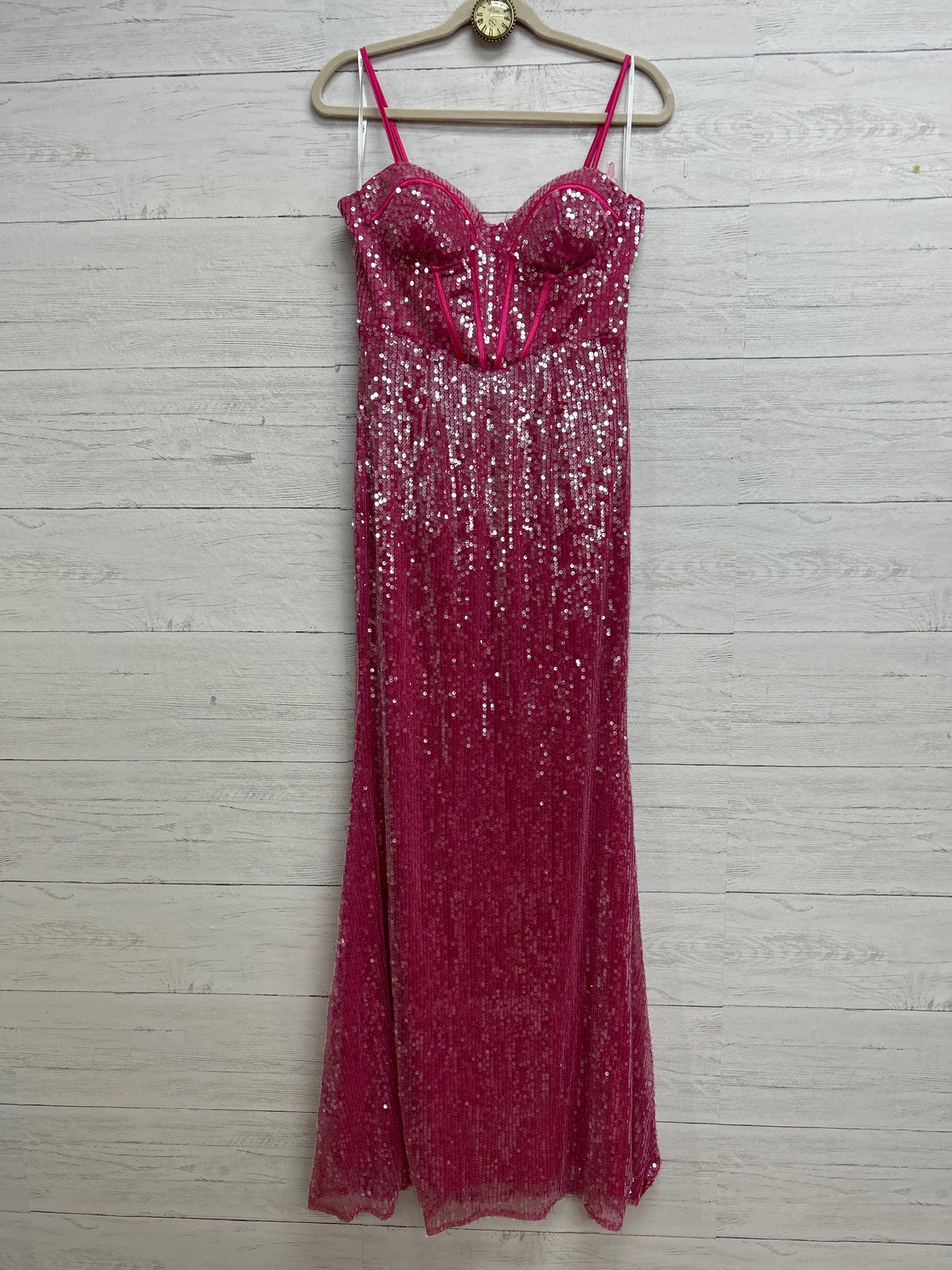 Size M Lulus Pink Gown