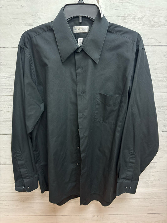 Size L Van Heusen Black Mens Shirt