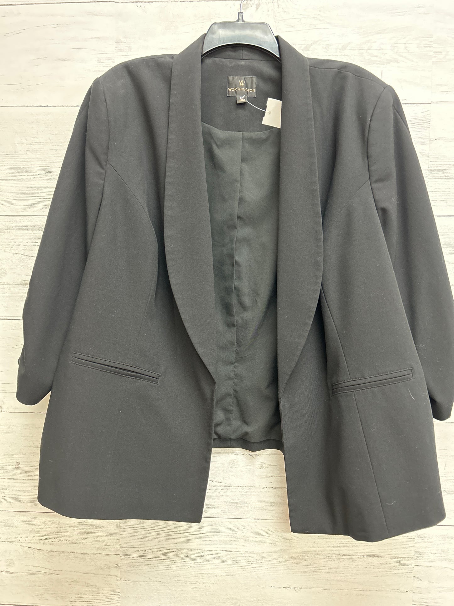 Size 3X Worthington Black Blazer