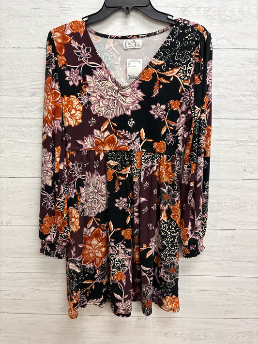 Size S 24/7 BLACK FLORAL Dress