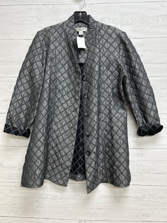 Size S Coldwater Creek Black/Silver Jacket (Outdoor)