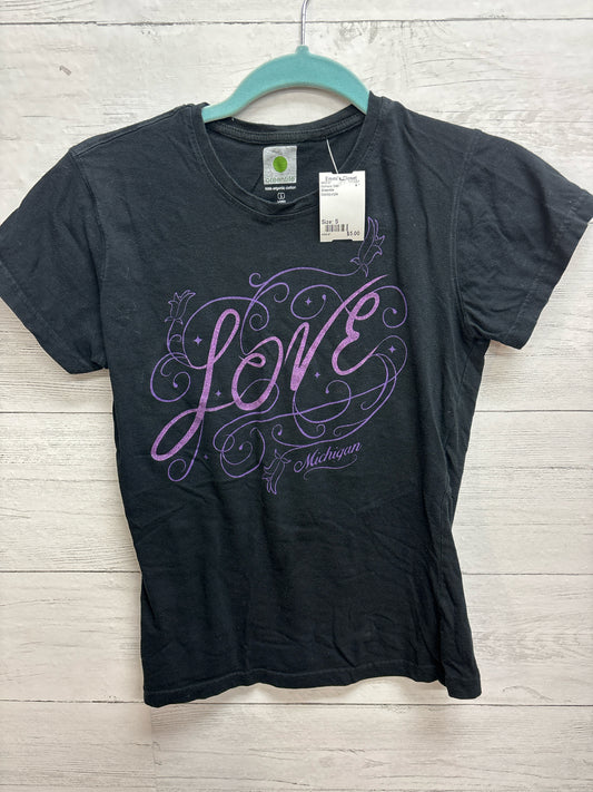 Size S Greentite black/purple Womens Shirt