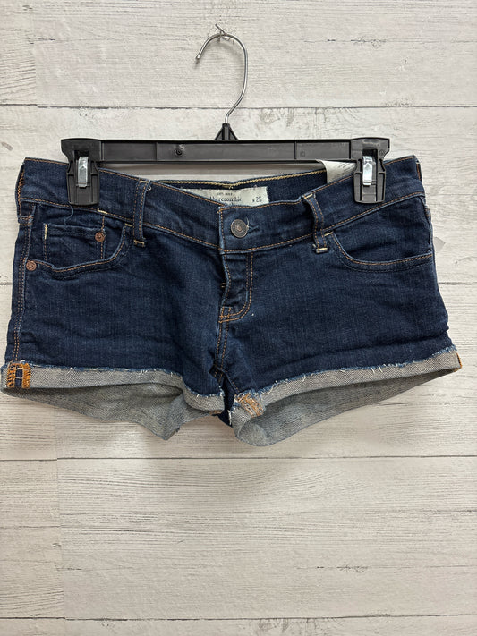 Size 25 Abercrombie & Fitch Blue Shorts