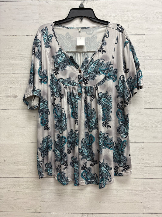 Size 24 N/A Blue/Grey Womens Shirt
