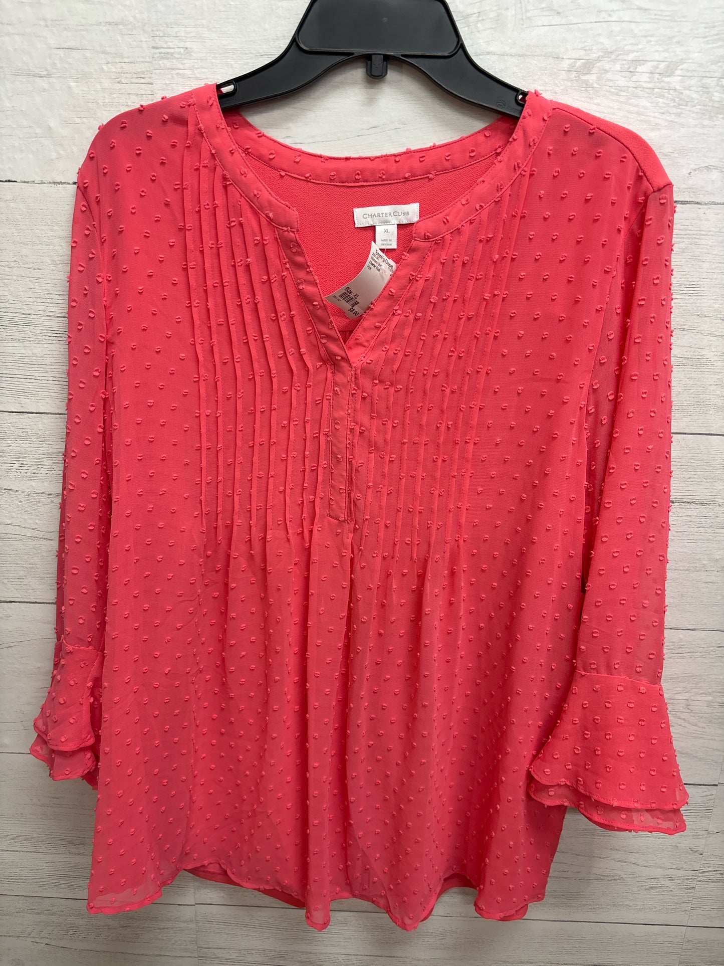 Size XL Charter Club Pink Womens Shirt