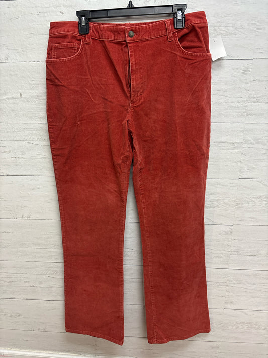 Size 14 St johns bay Orange Womens Pants