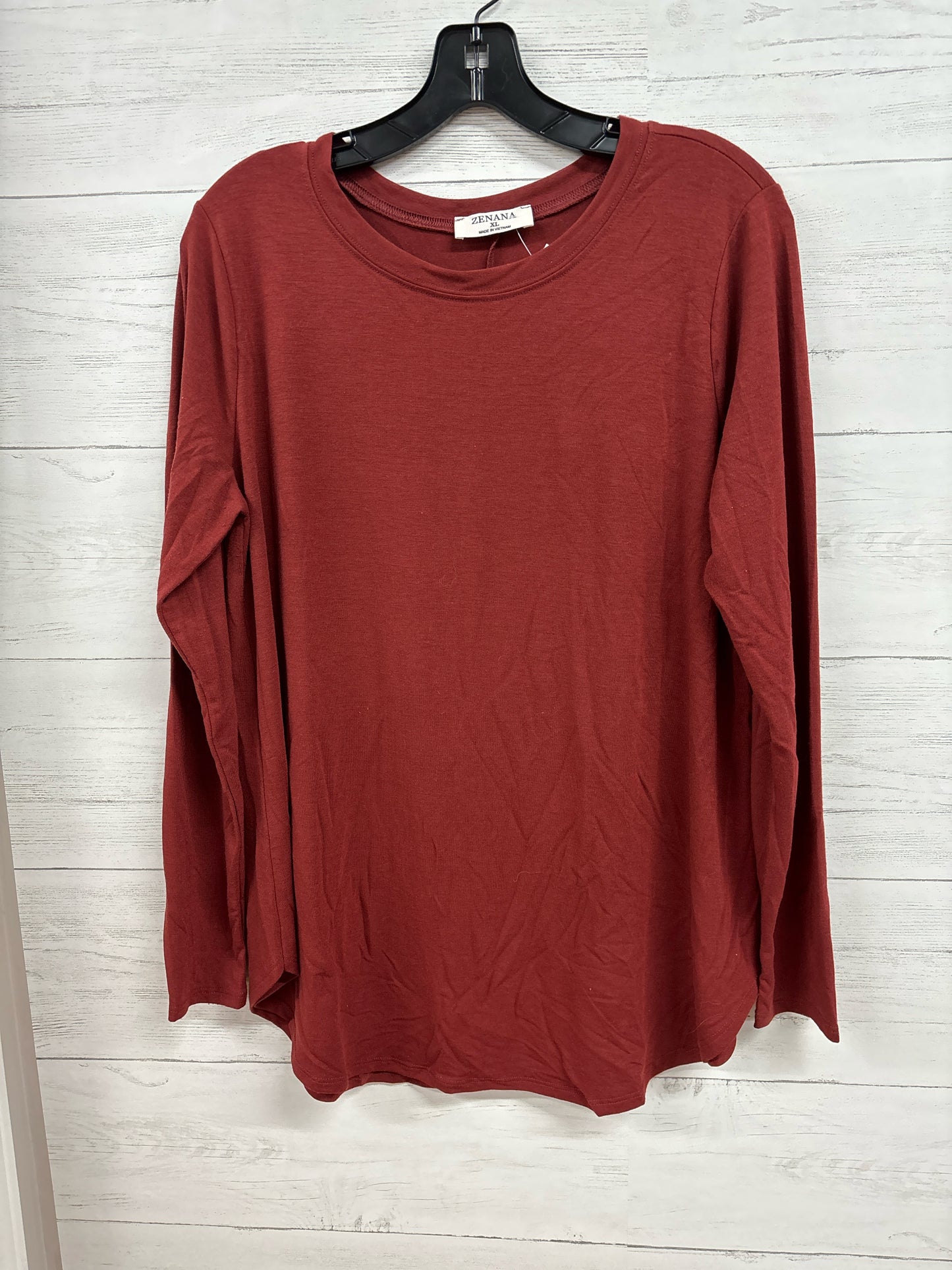 Size XL Zenana Rust Shirt