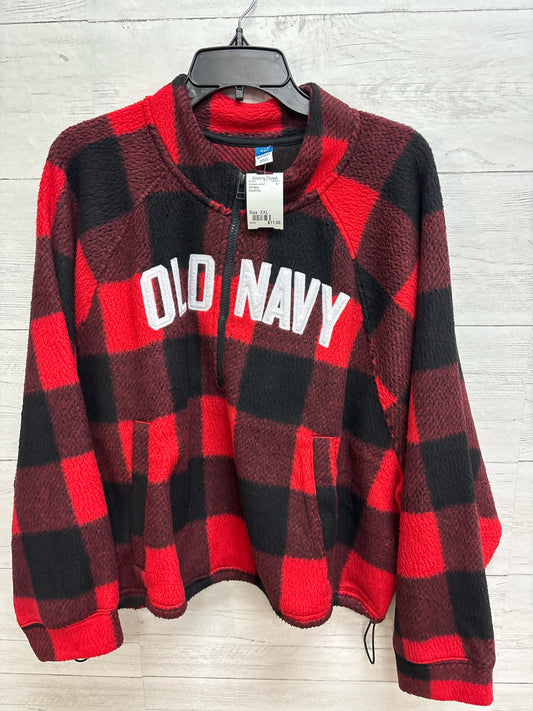 Size XXL Old Navy Red/White Womens Jacket