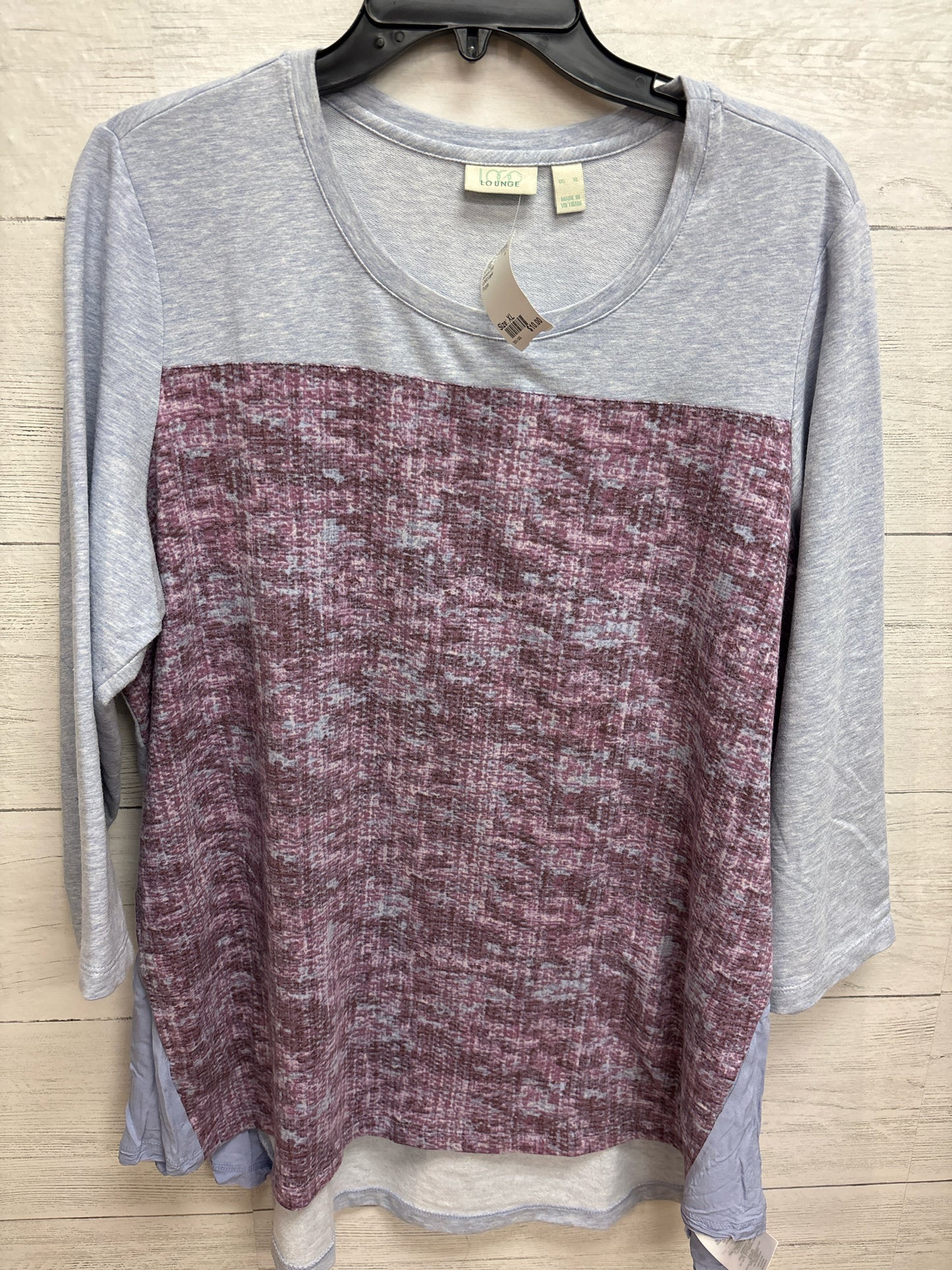 Size XL LOGO Layer Purple Womens Shirt