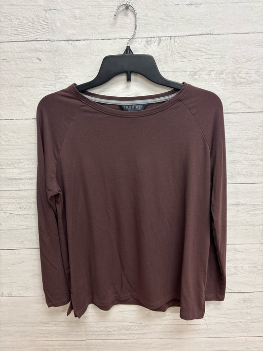 Size S FREE FLY Brown Womens Shirt