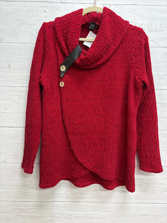 Size M Michael Tyler Red Womens Sweater