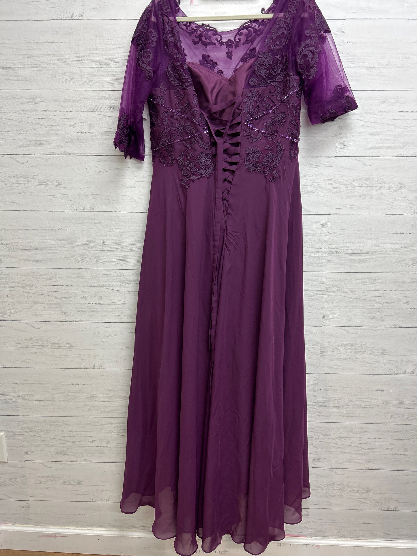 Size 18W Purple Gown