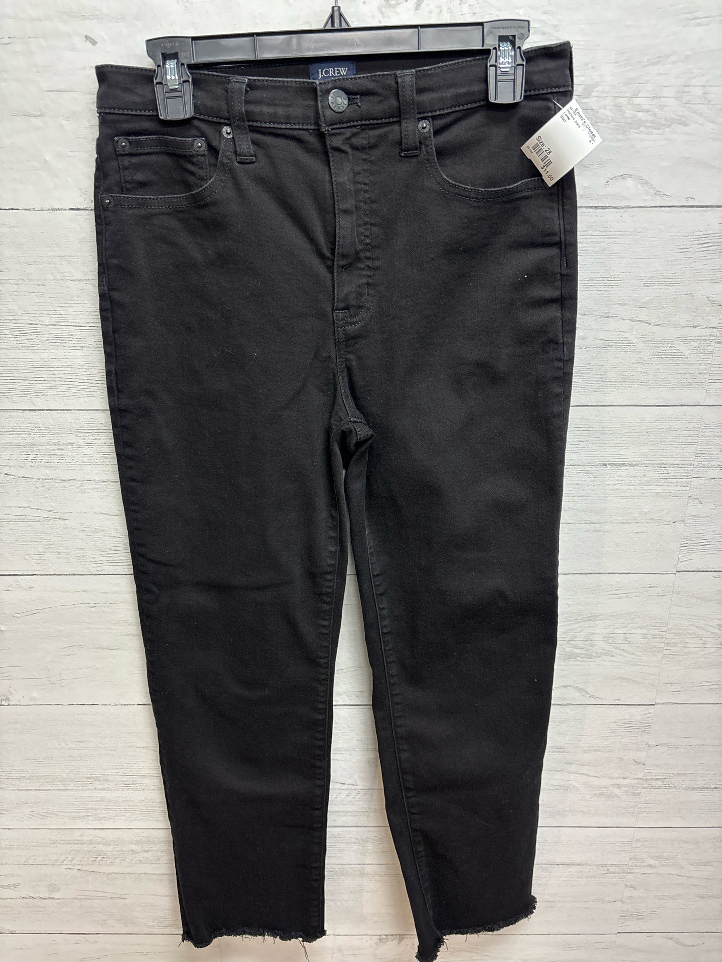 Size 28 j.crew Black Womens Jeans