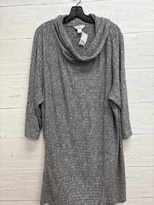 Size 3X CJ Banks Grey Dress