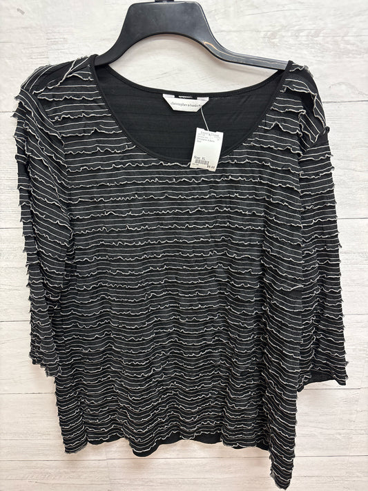 Size XL Christopher & Banks Black Womens Shirt