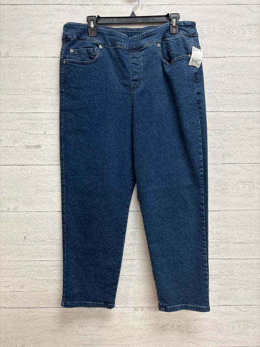 Size 16 SHORT Allison Daley Blue Pants