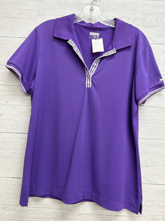 Size XL Slazenger Purple Shirt