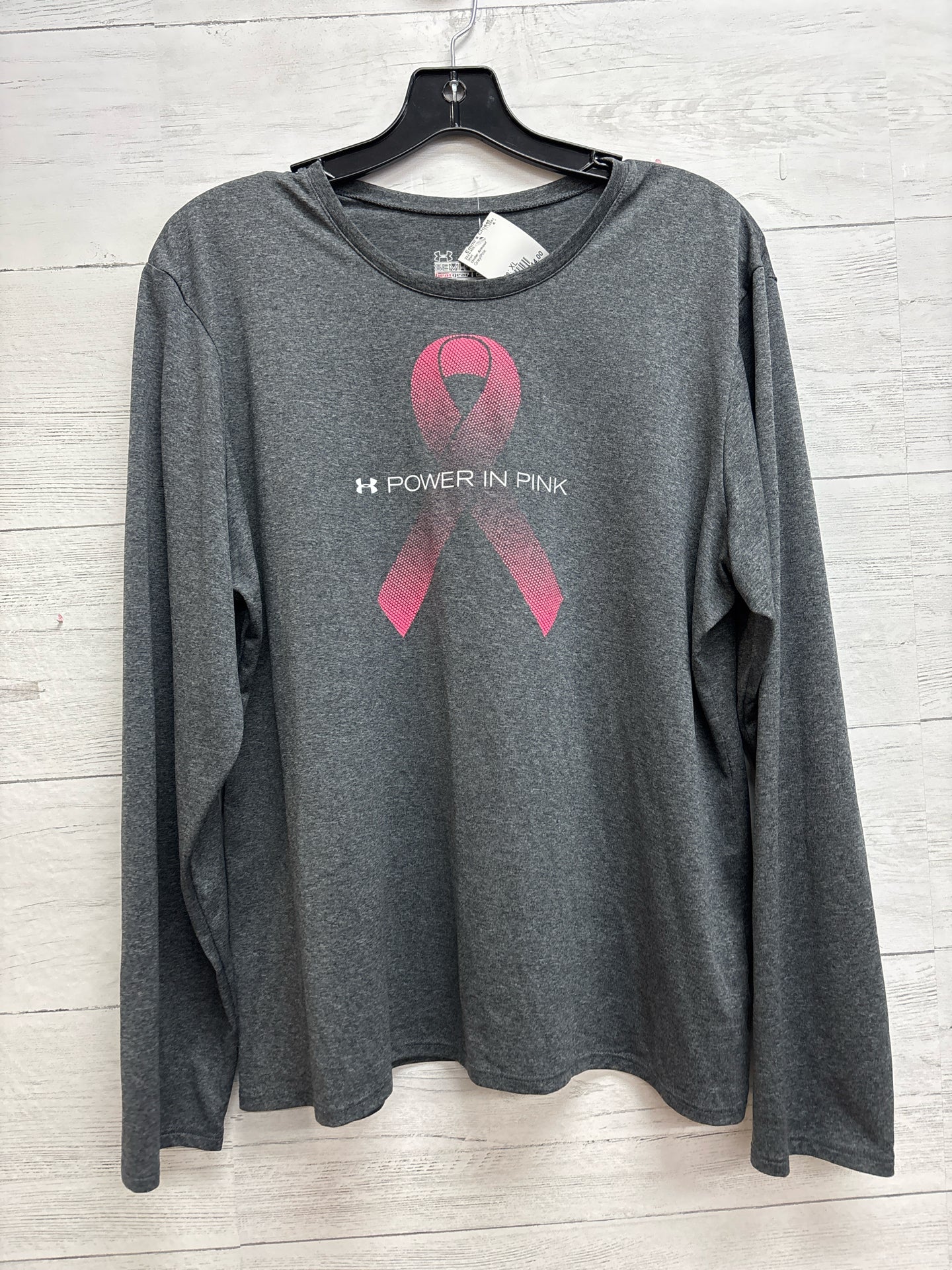 Size XL Under Armour Grey/Pink Shirt