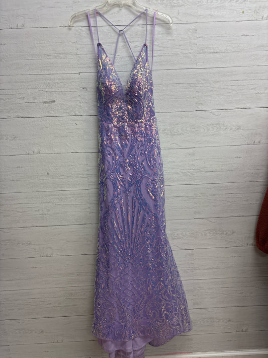 Size 6 STELLA Purple Gown/Evening Wear
