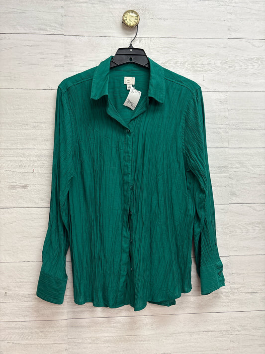 Size L a new day Green Shirt