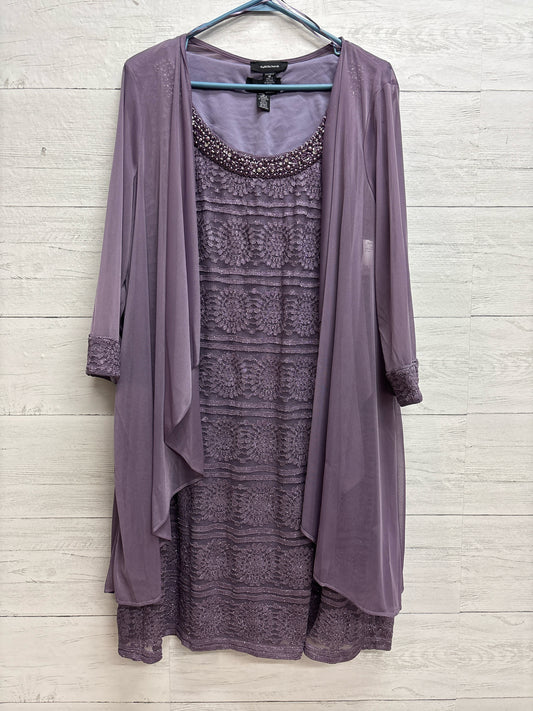 Size 18 R&M Richards Purple Gown/Evening Wear