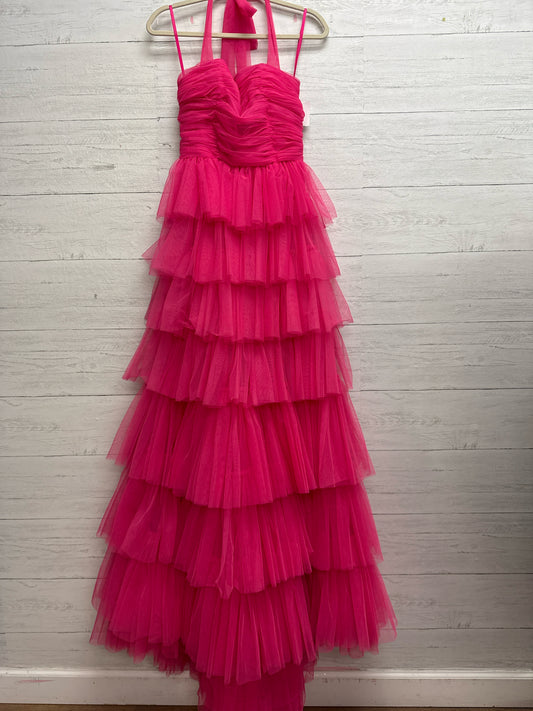 Size 6 Couture collection Pink Gown