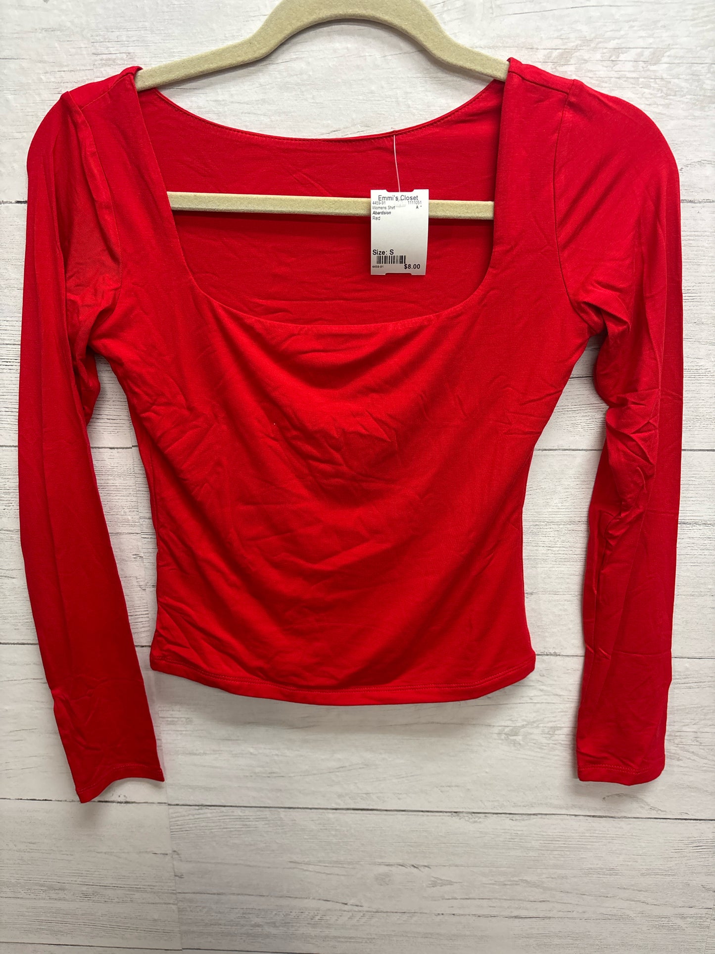 Size S Abardsion Red Womens Shirt
