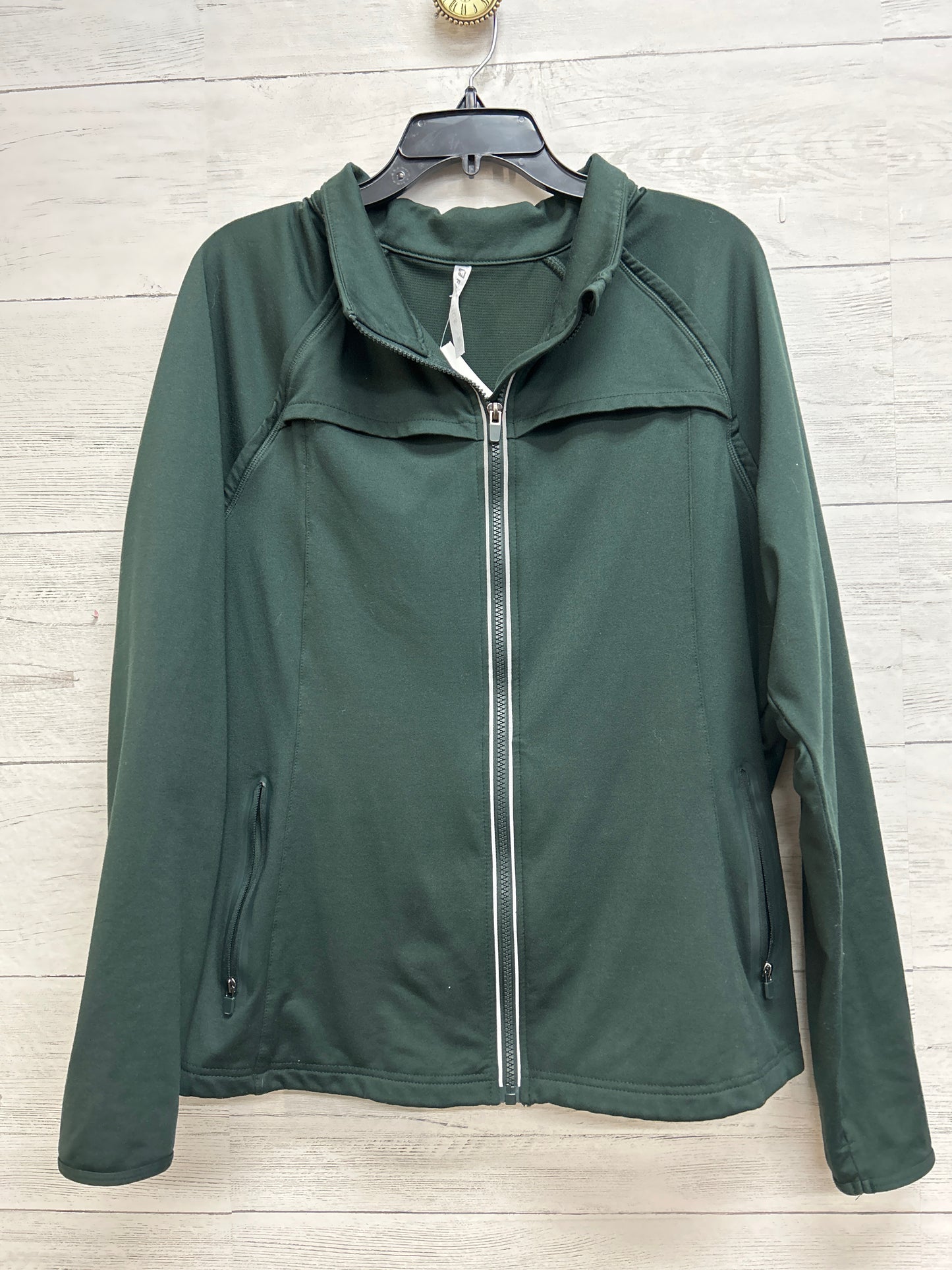 Size 1X fabletics Green Jacket (Outdoor)