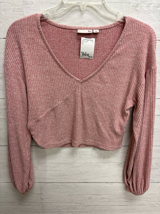 Size S SO Pink Womens Shirt