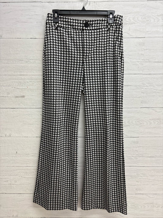 Size 6 Cabi Black/White Womens Pants