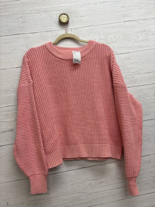 Size L Old Navy Pink Sweater