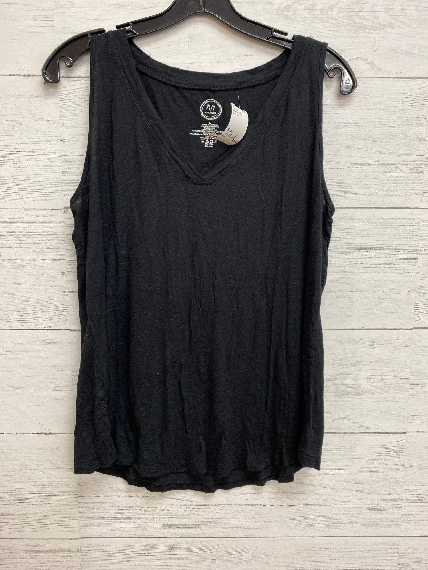 Size L Maurices Black Tank Top