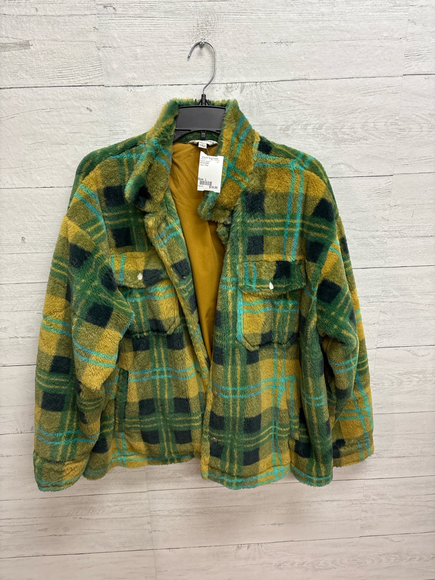 Size L DAVI & DANI Green Womens Jacket
