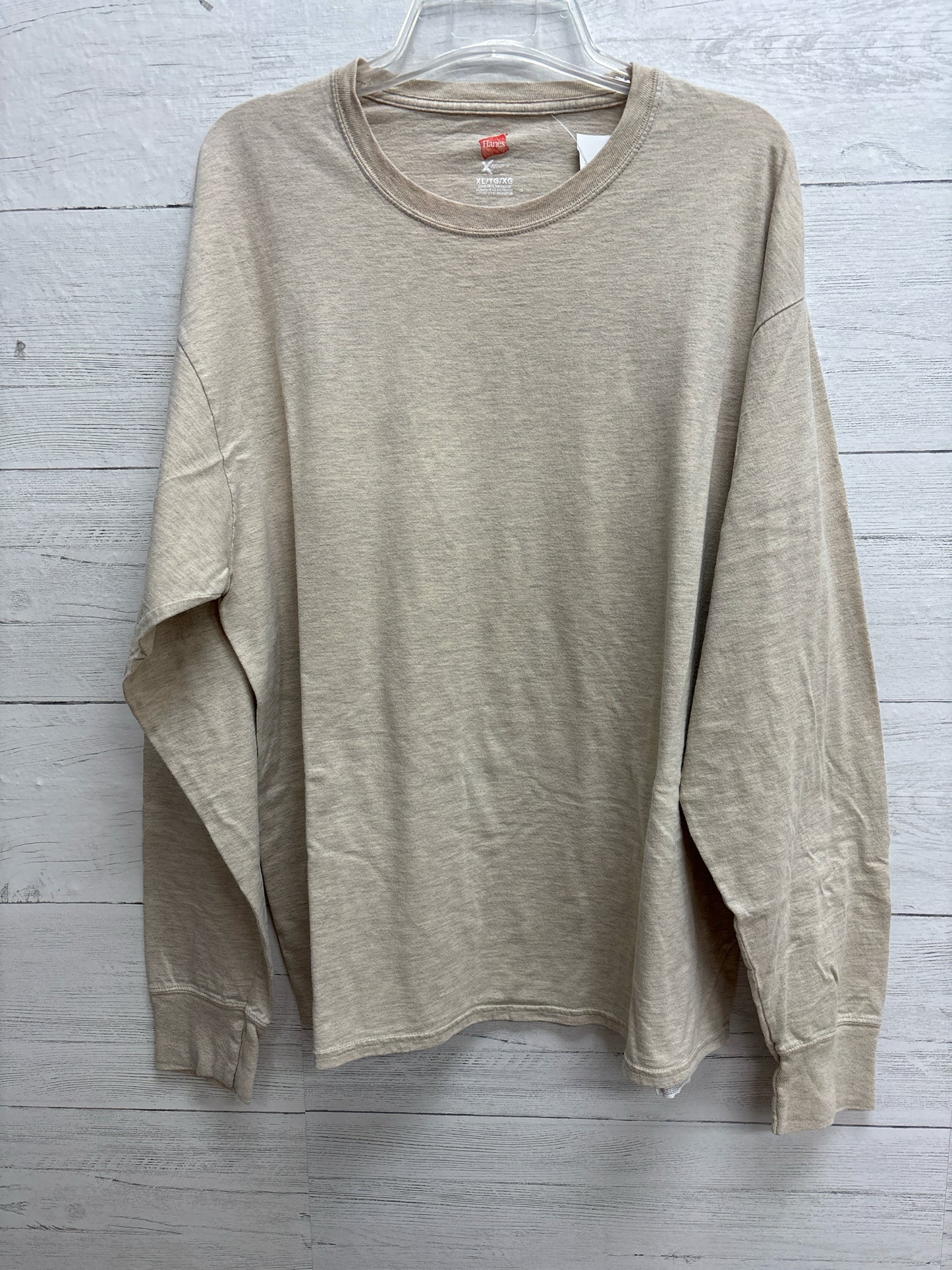 Size XL Hanes Cream Mens Shirt