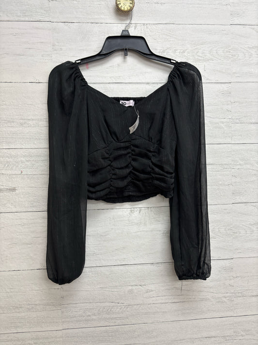 Size XS SO Black Shirt