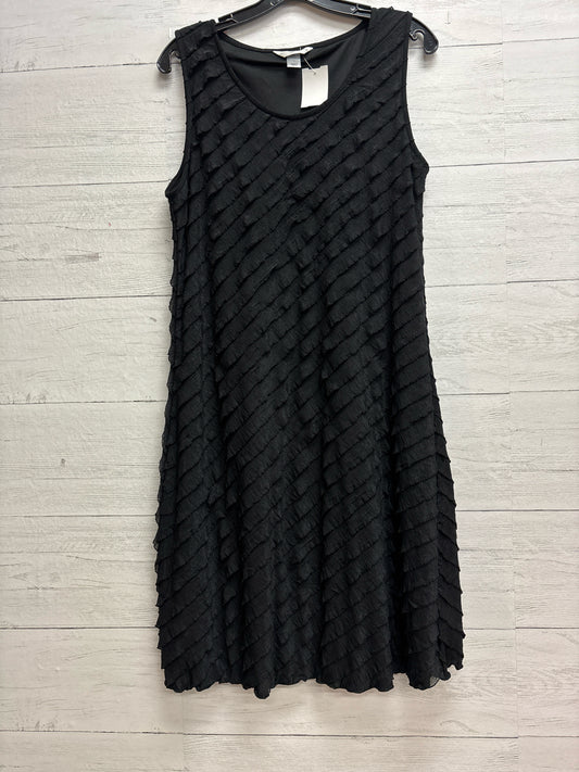 Size L Christopher & Banks Black Dress