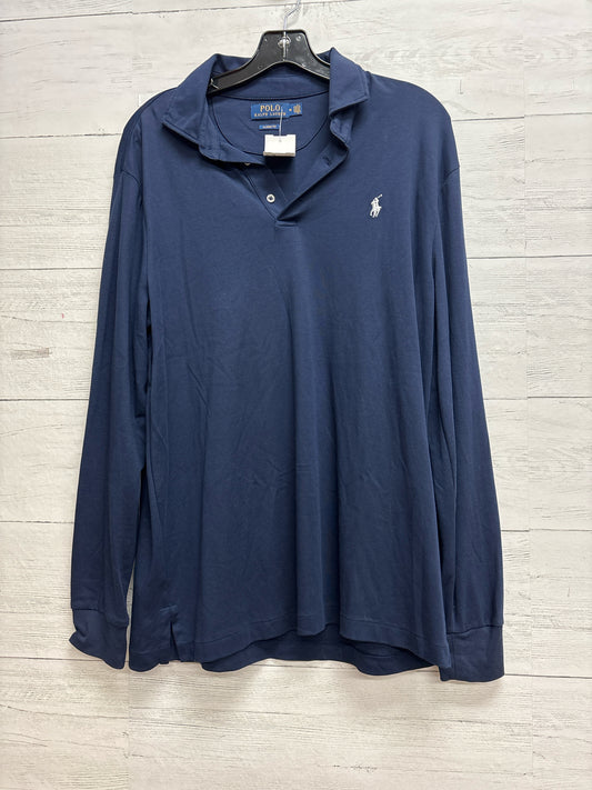 Size M polo Navy Mens Shirt