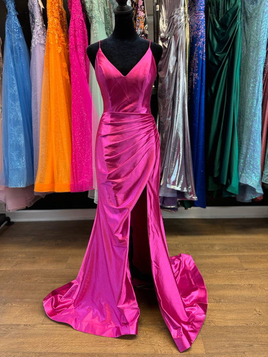 Size 6 Emmi's Elegance Fuschia Gown