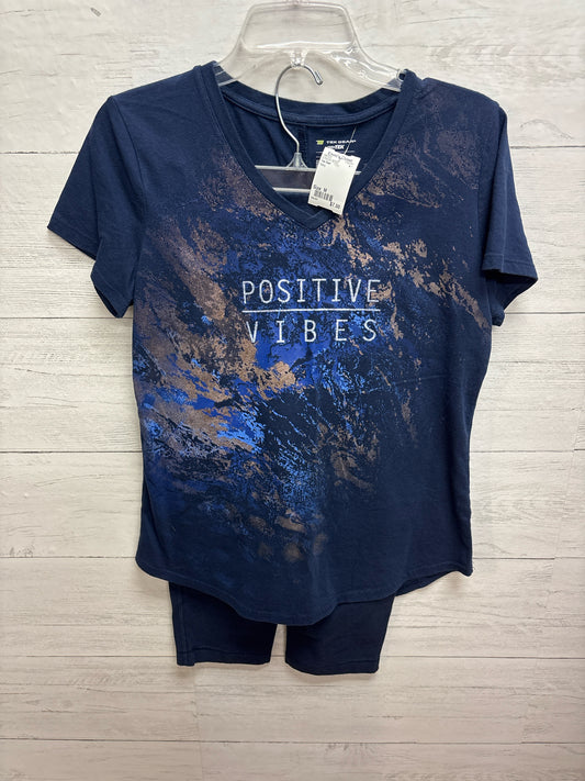 Size M Tek Gear Navy 2 PIECE SET