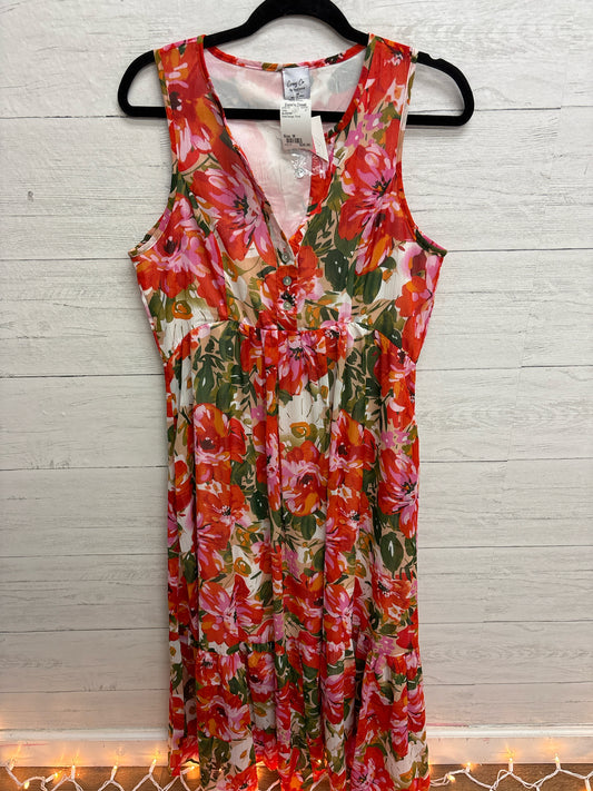 Size M BLOSSOM Pink/Orange Dress